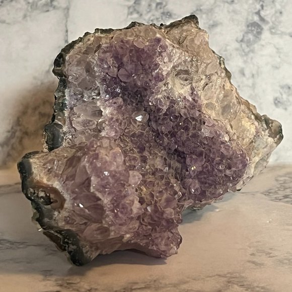 Raw Natural Amethyst Purple Geode Rock